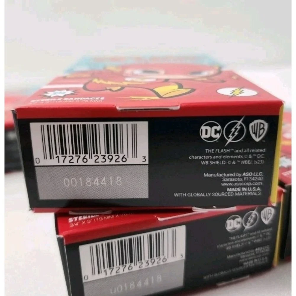 6 BOXES~ THE FLASH ADHESIVE BANDAGES BANDAIDS 14/Box‎ Total 84 pcs